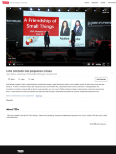 A Friendship of Small Things, Tasha Williams & Azalea Wong (subtitle translation)