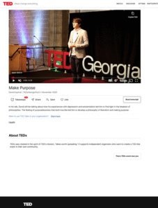 Make Purpose, David Espinal (subtitle translation)