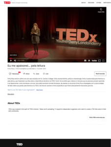 I Fell in Love... With Reading, Emily Ross (subtitle translation)